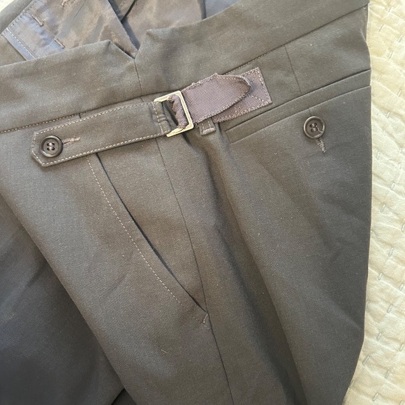 BCBCMaxAzria Gray Wide Leg Cropped Trousers or Culottes Small - Picture 5 of 5